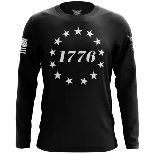 1776 Betsy Ross Flag Long Sleeve Shirt