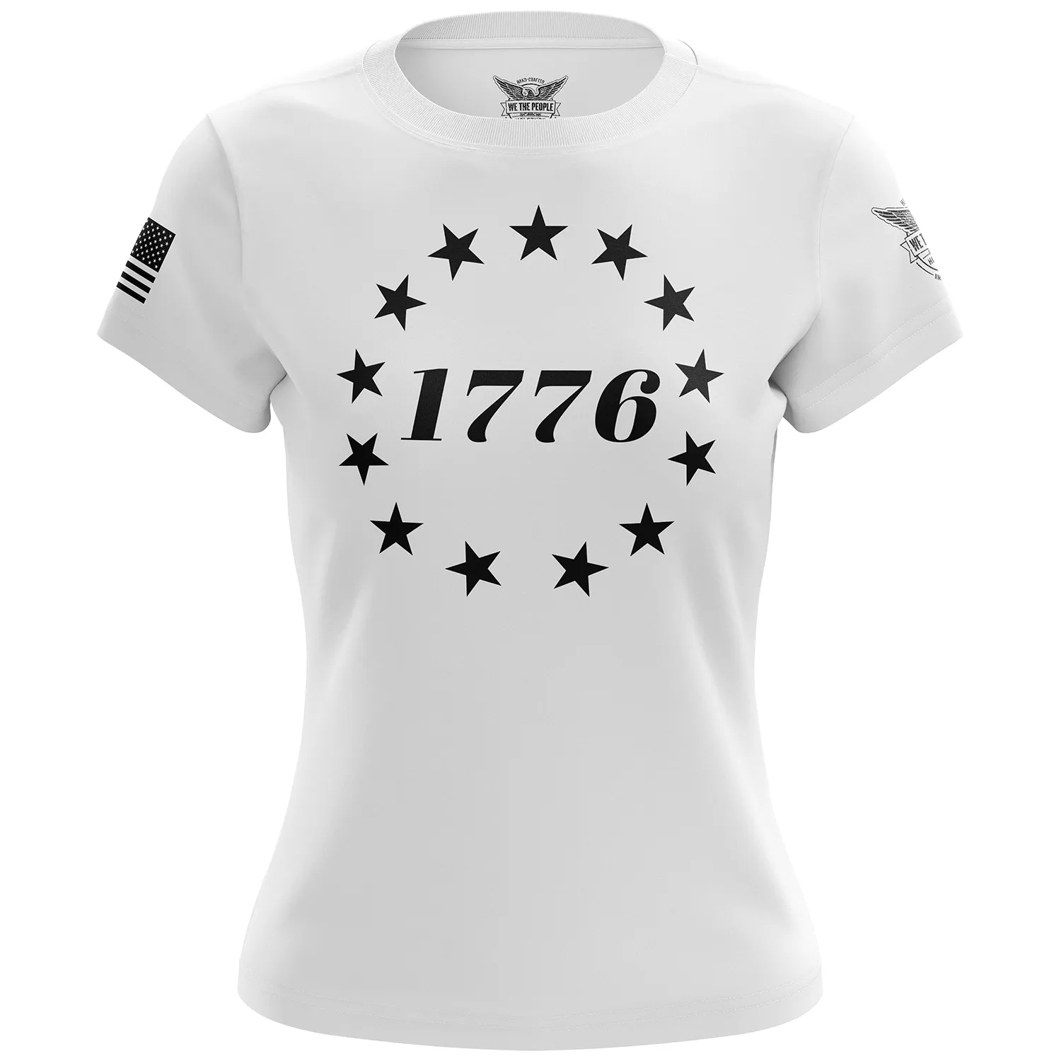 1776 Betsy Ross Flag Women's Short Sleeve Shirt