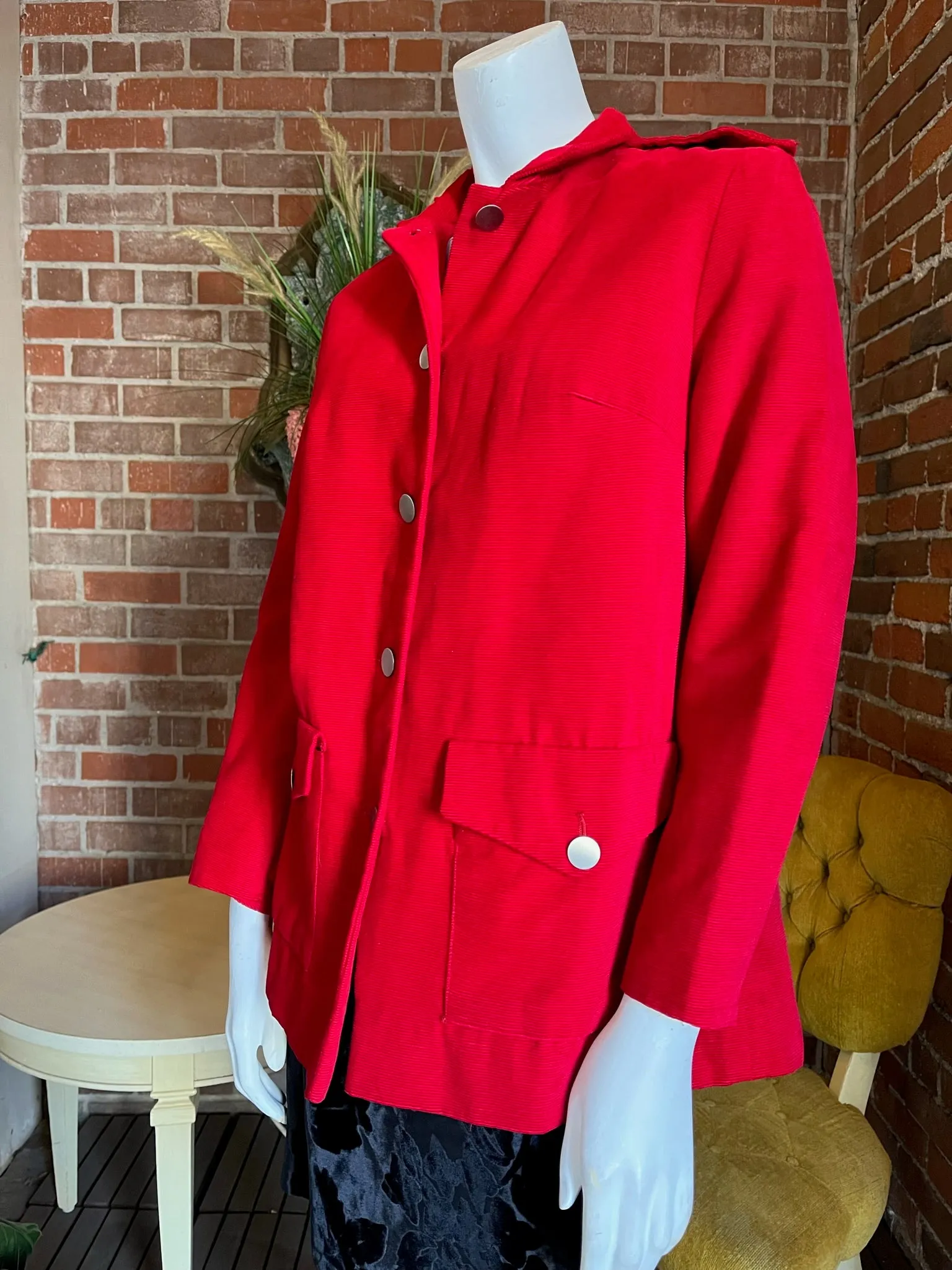 1960s Red Corduroy Jacket