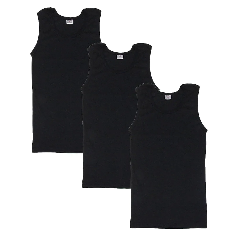 3-Pack Men's A-Shirt Tank Top Gym Workout Undershirt