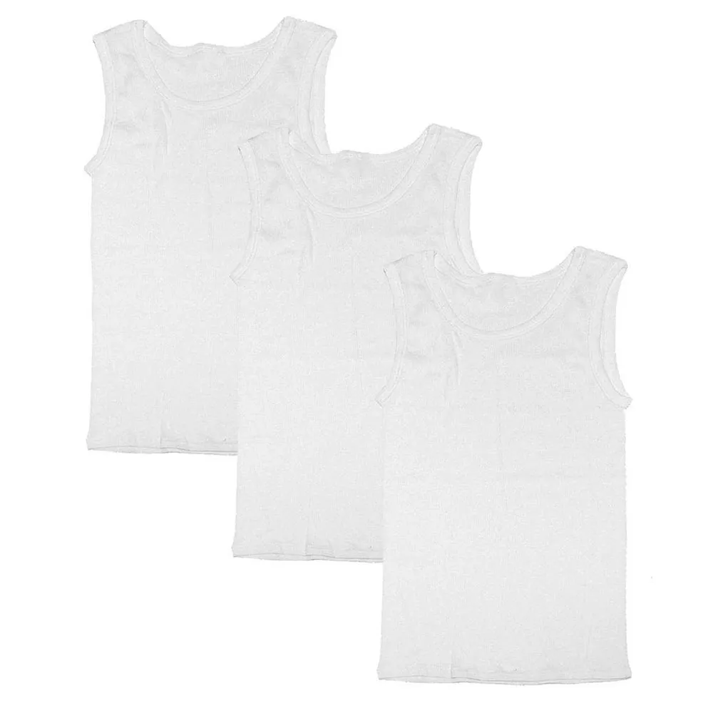 3-Pack Men's A-Shirt Tank Top Gym Workout Undershirt