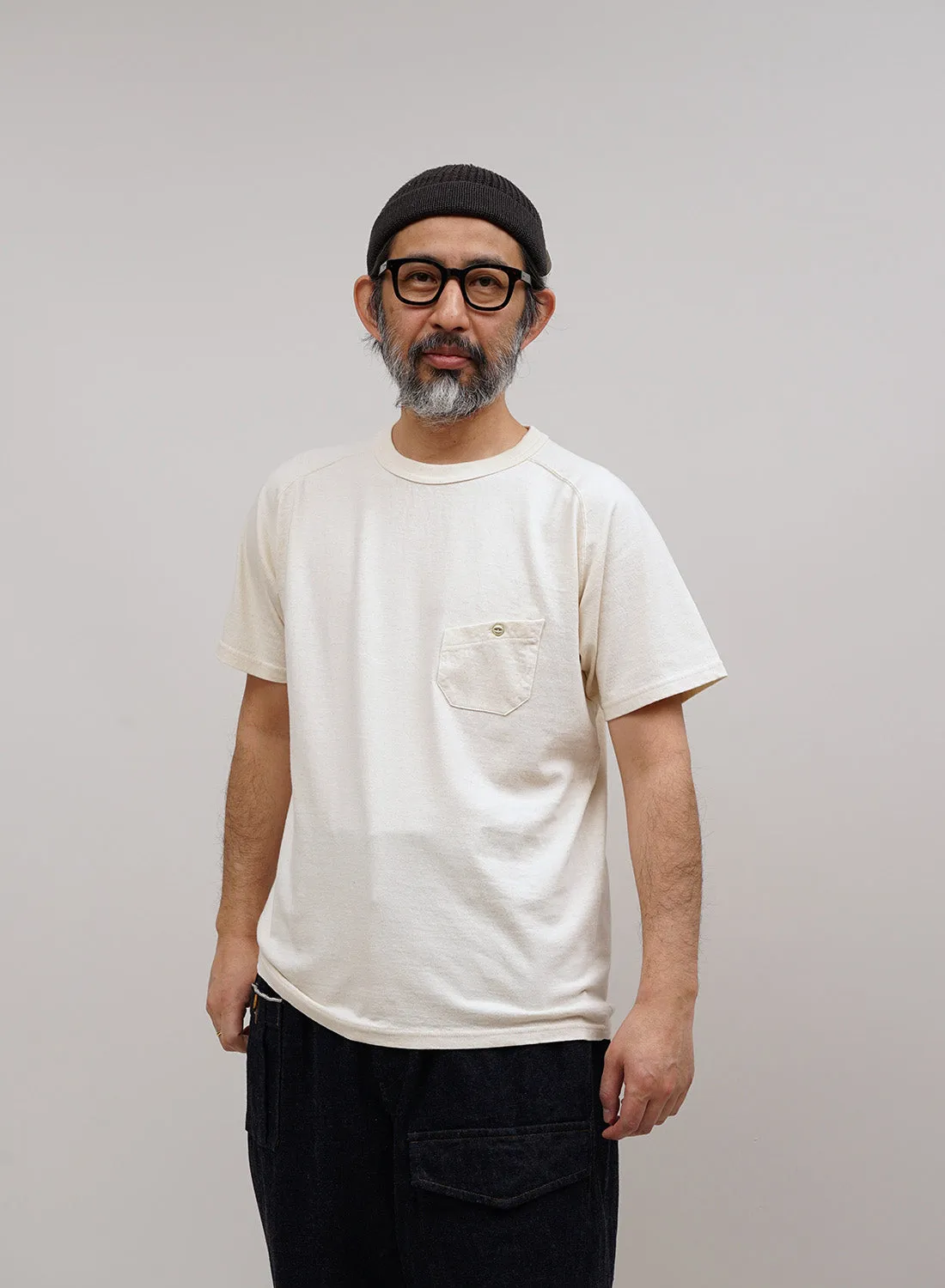 5.6oz Basic T-Shirt in Off White