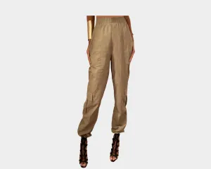 85 Khaki Taupe Weekender Pants - The Malibu