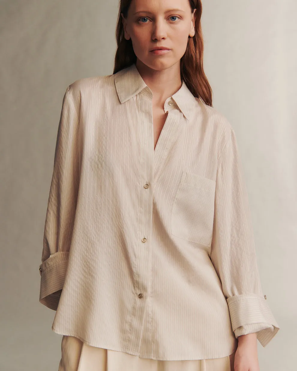 A451389 New morning after silk shirt