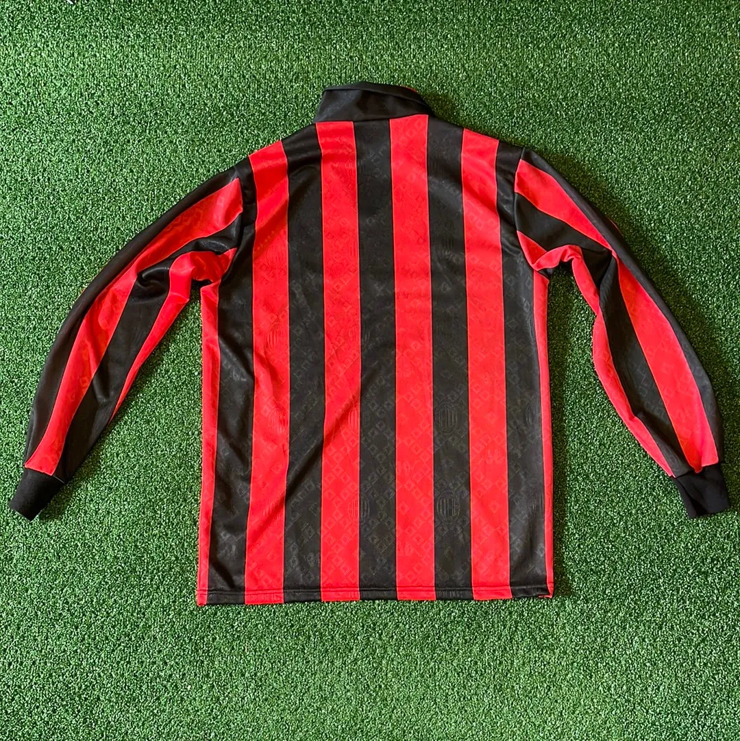 Ac Milan 1988 Home Shirt - Extra Large - 9/10 Condition - Authentic 1988 Shirt - Long Sleeve