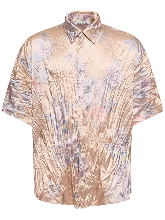 Acne Studios   Crinkled short sleeve shirt 