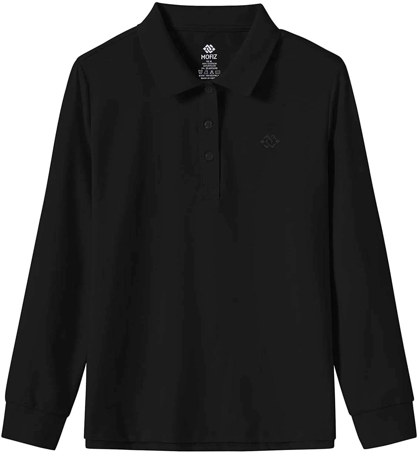 AjezMax Womens Golf Shirts Long Sleeve Polo Shirt