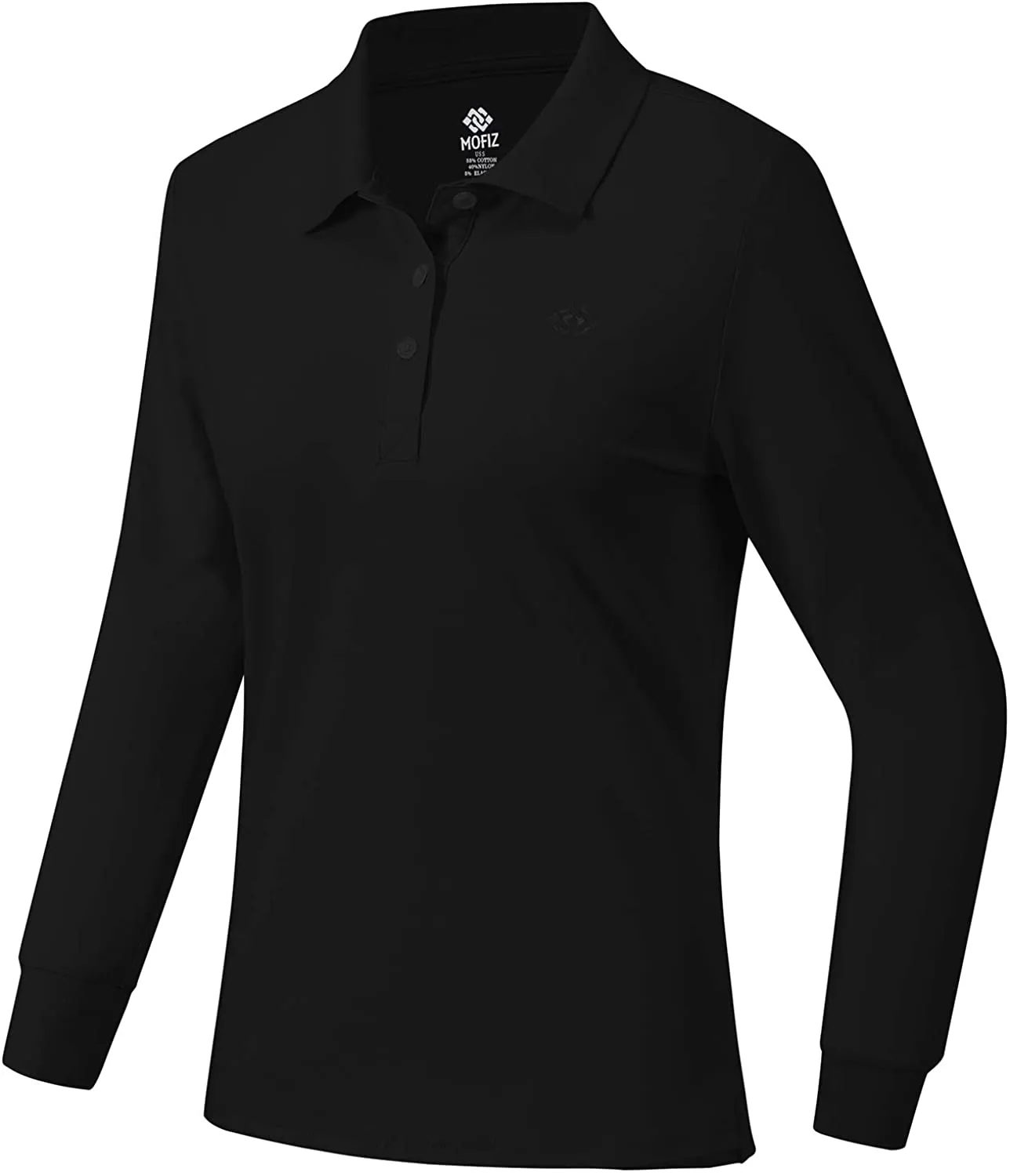 AjezMax Womens Golf Shirts Long Sleeve Polo Shirt