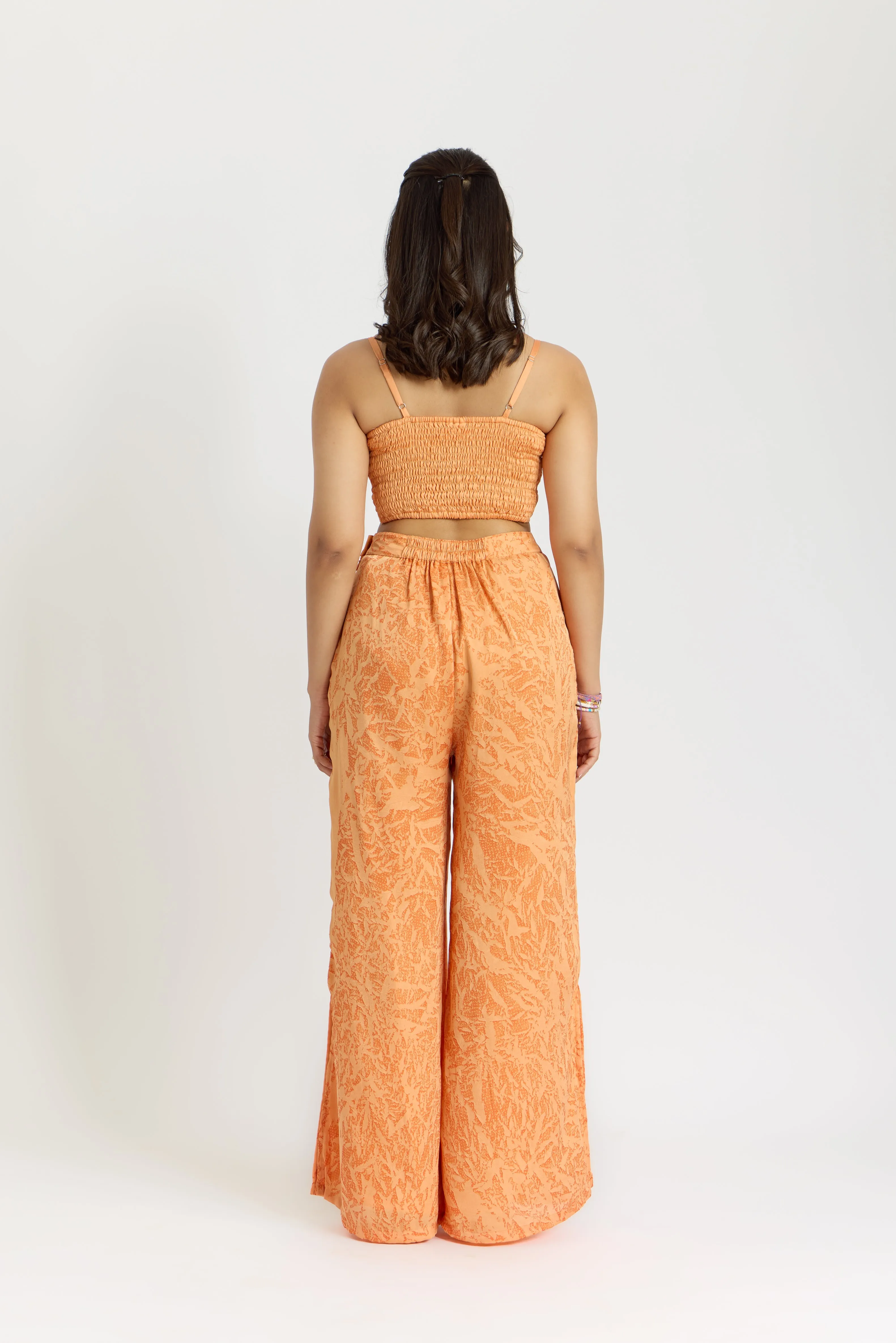 Alaya Cairo Peach Flared Pants