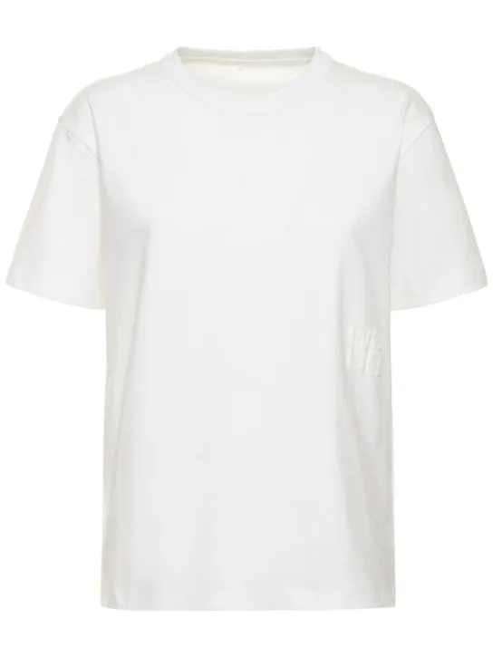 Alexander Wang   Essential short sleeve cotton t-shirt 