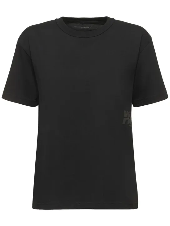 Alexander Wang   Essential short sleeve cotton t-shirt 