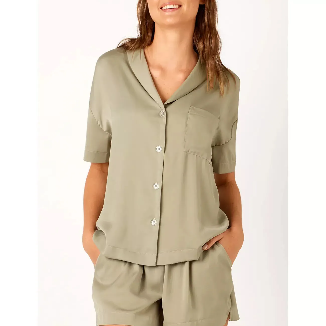 Ambra Short Sleeve Shirt - Pistachio