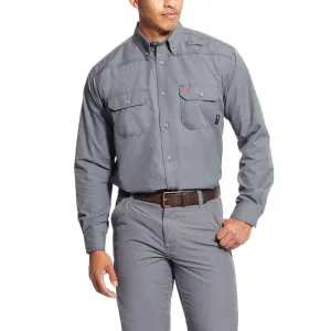 Ariat, FR Featherlight Work Shirt, 10025429, Gunmetal