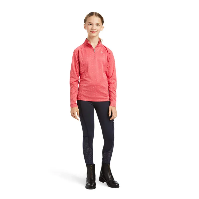 Ariat Kids Sunstopper 2.0 Team 1/4 Zip Baselayer Top