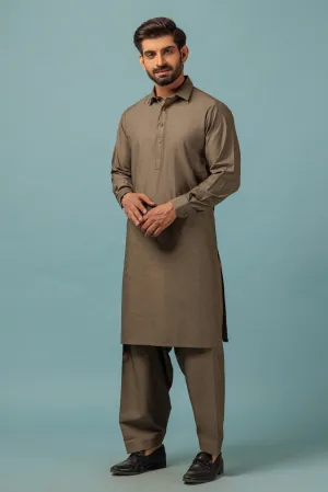 ARMY-YARN DYED-KURTA SHALWAR - (KSRW23-007) BIN 60 M8