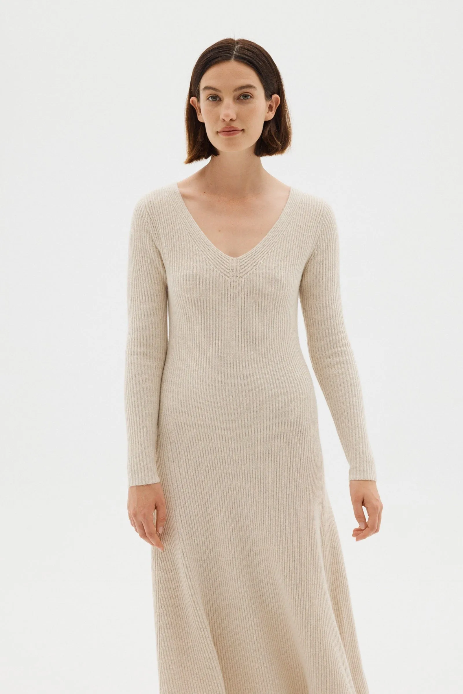 Assembly Label | Gloria Knit Dress - Oat Marle