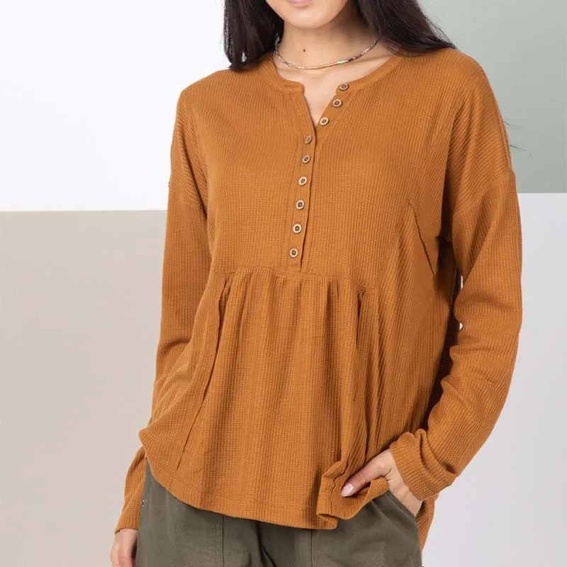 Babydoll Long Sleeve Henley