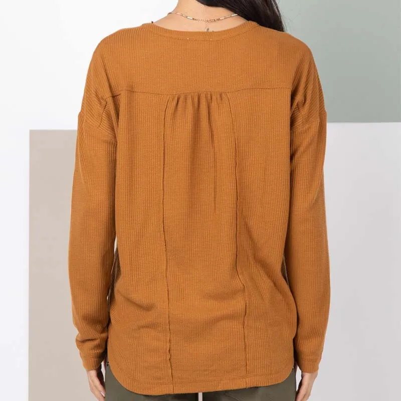 Babydoll Long Sleeve Henley