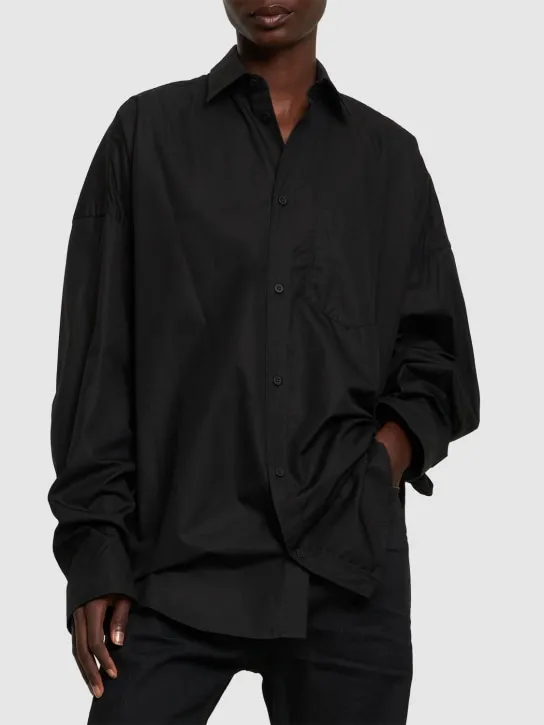 Balenciaga   Cocoon cotton poplin shirt 