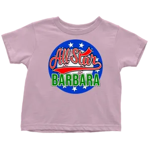 BARBARA ALL STAR TODDLER T-SHIRT FOR BARBARA