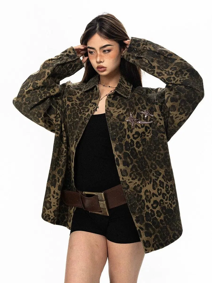 BB Metallic Leopard Print Jacket