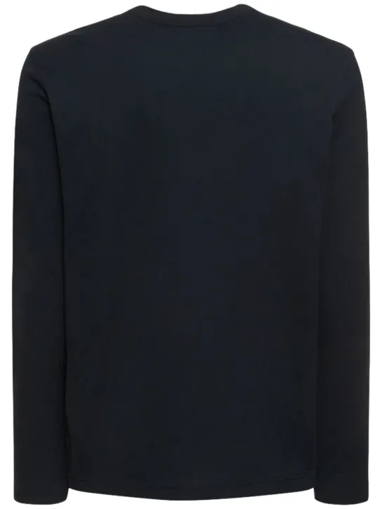 Belstaff   Logo cotton jersey l/s t-shirt 