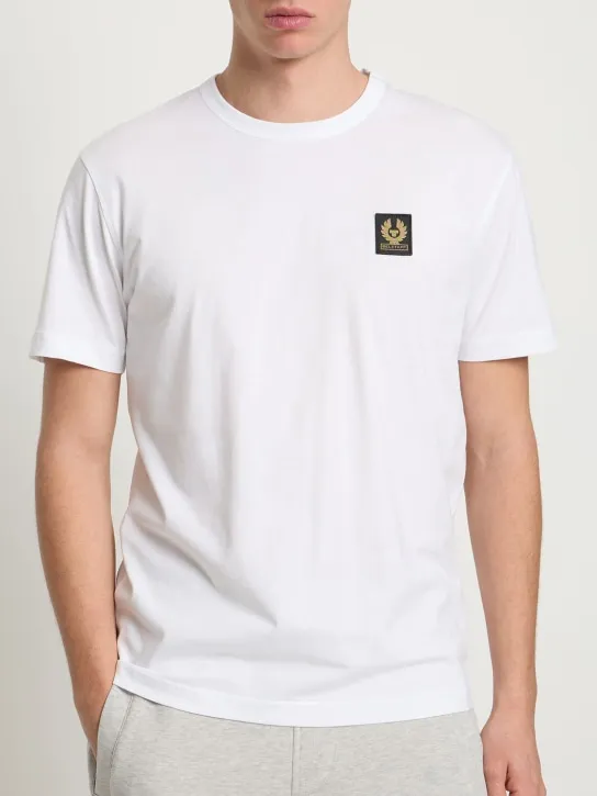 Belstaff   Logo cotton jersey t-shirt 