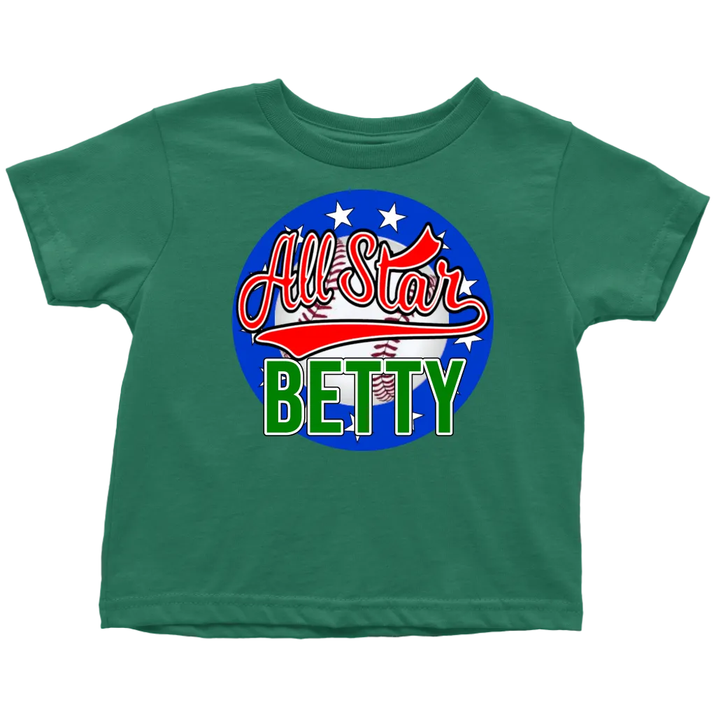 BETTY ALL STAR TODDLER T-SHIRT FOR BETTY