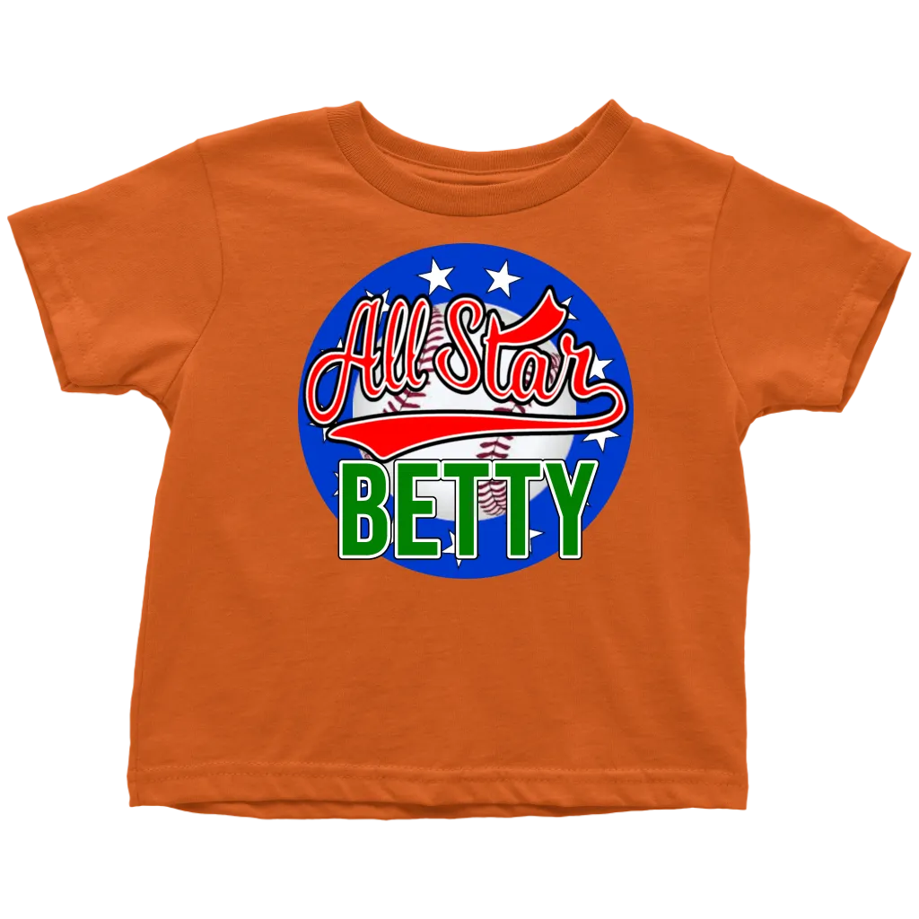 BETTY ALL STAR TODDLER T-SHIRT FOR BETTY