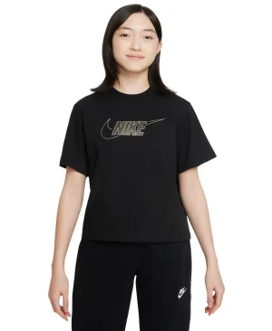 Big Girls Boxy Metallic HBR Tee