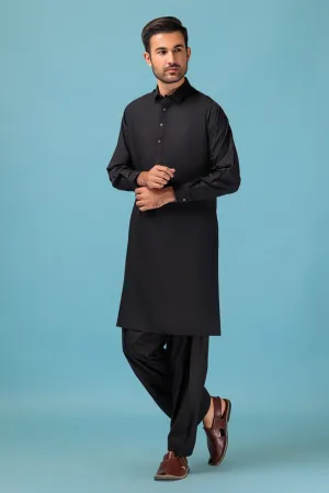 BLACK-BLENDED-KURTA SHALWAR - (KSRB23-023)