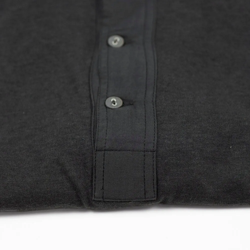 Black long sleeve 102 Henley