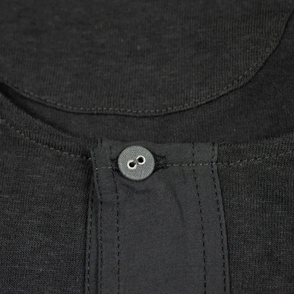 Black long sleeve 102 Henley