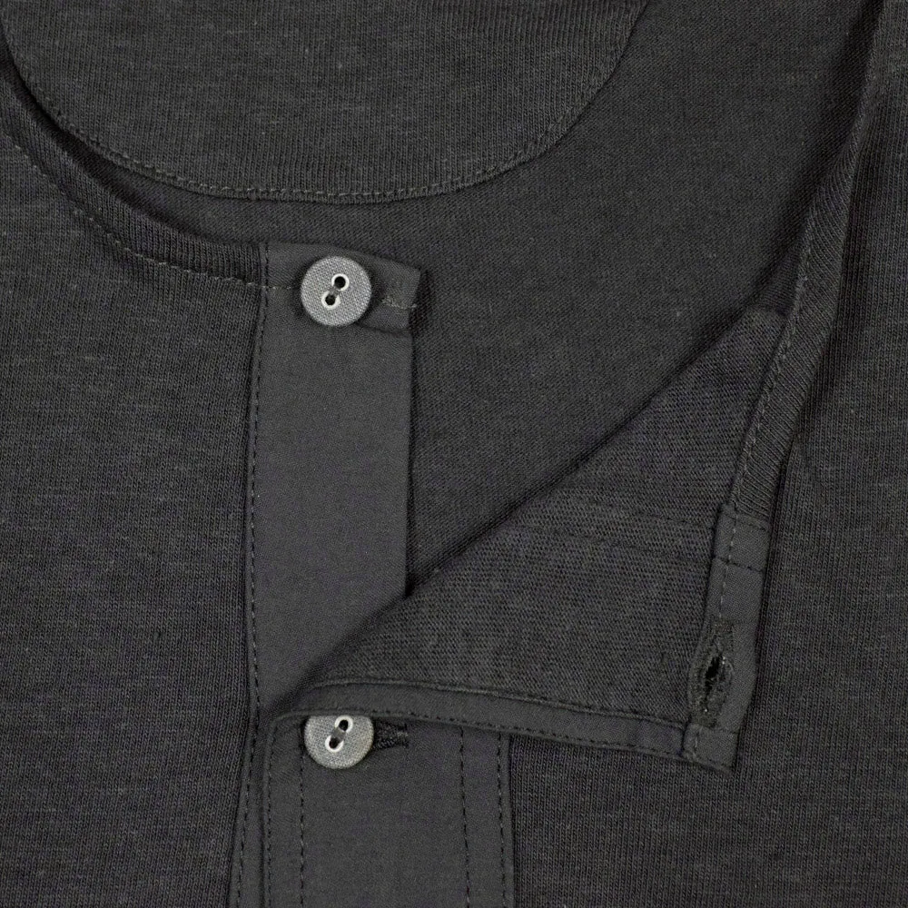 Black long sleeve 102 Henley