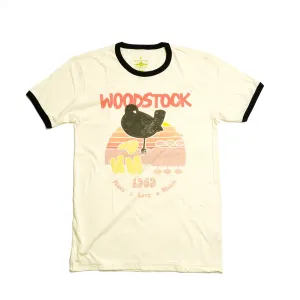 BLUESCENTRIC - WOODSTOCK BIRD＆GUITER RINGER TEE - BC110060000