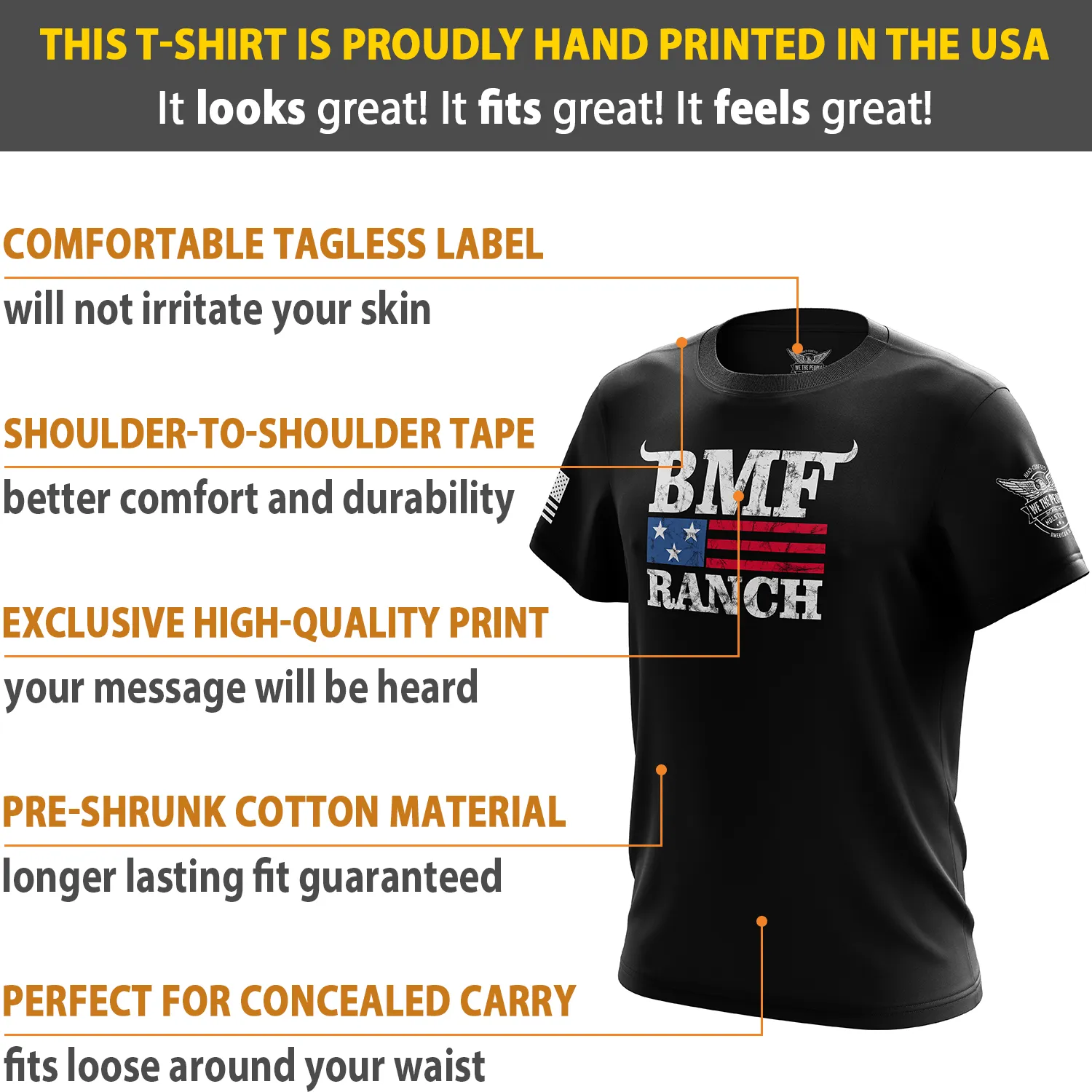 BMF Ranch Flag Short Sleeve Shirt