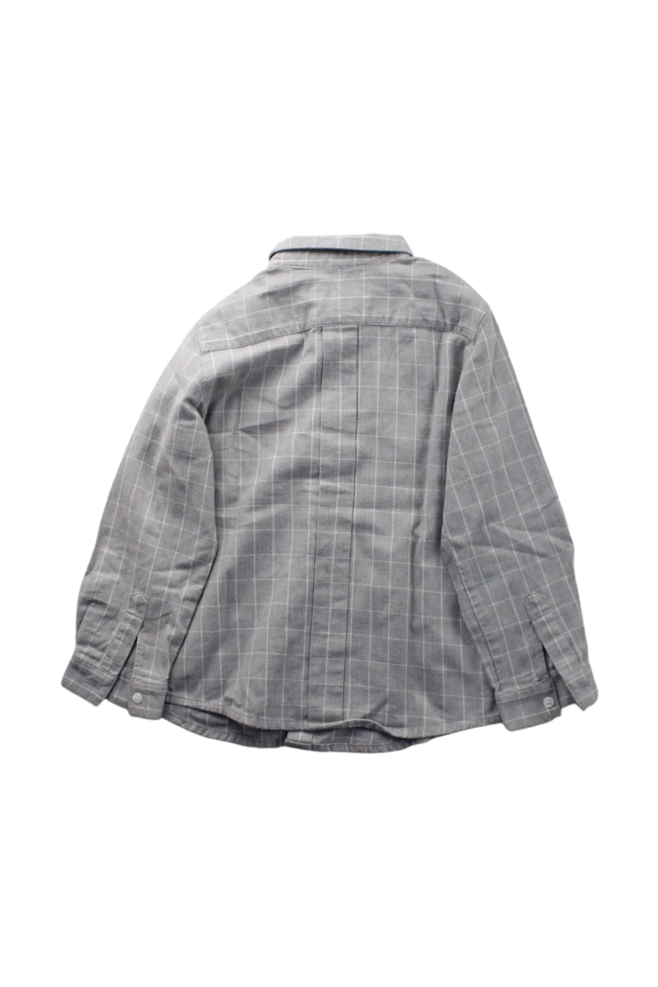 Bonpoint Long Sleeve Checkered Shirt 4T