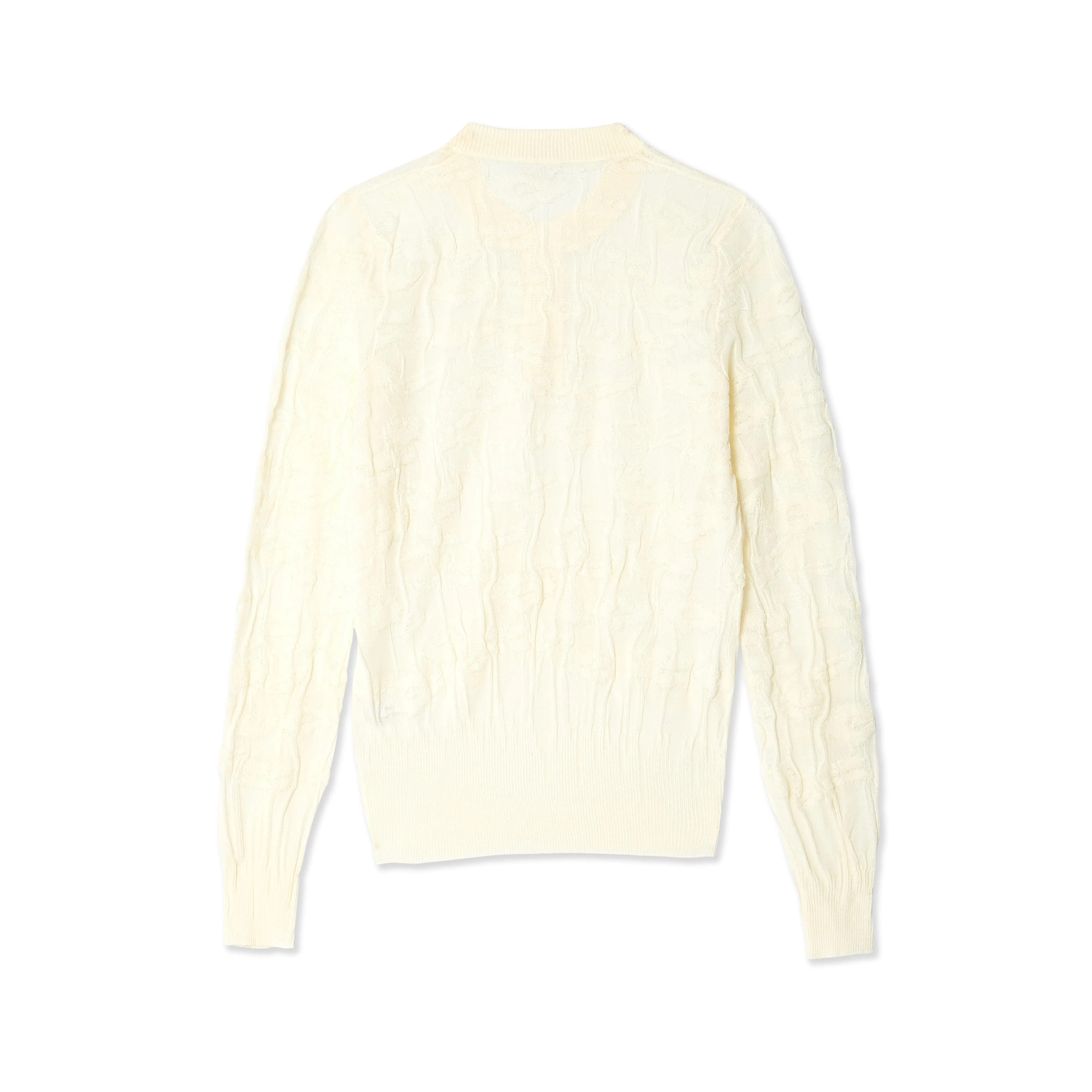 Bottega Veneta - Women's Henley Sweater - (Chalk)