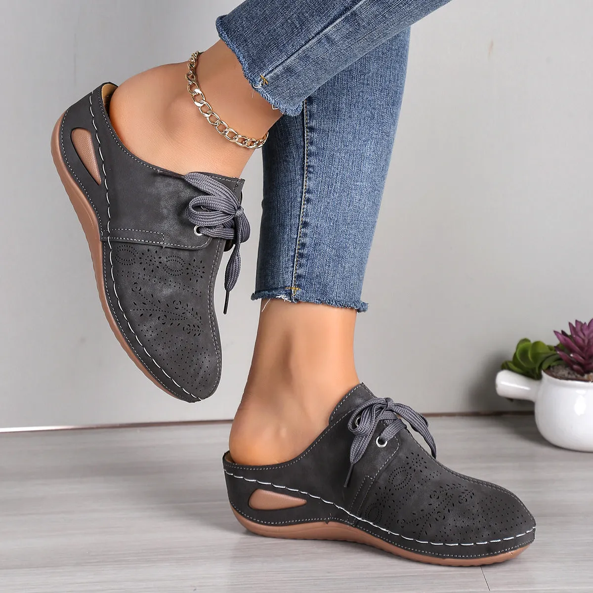 Breathable Slip-on Summer Suede Shoes