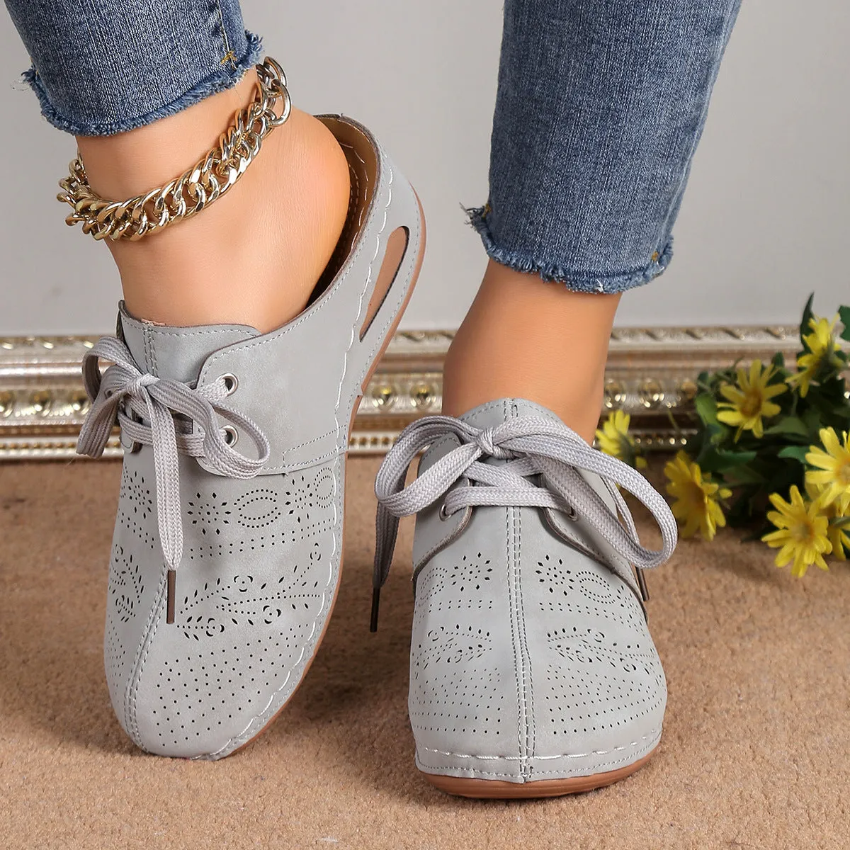 Breathable Slip-on Summer Suede Shoes