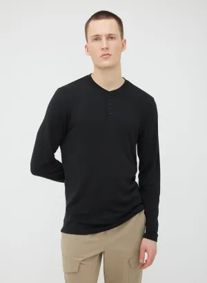 Brushed Long Sleeve Henley