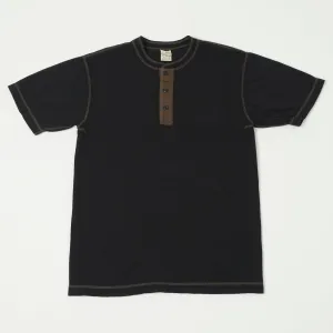 Buzz Rickson's S/S Henley Tee - Black