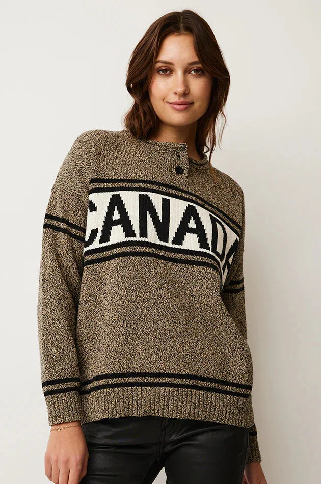 Canada Henley Cotton Sweater