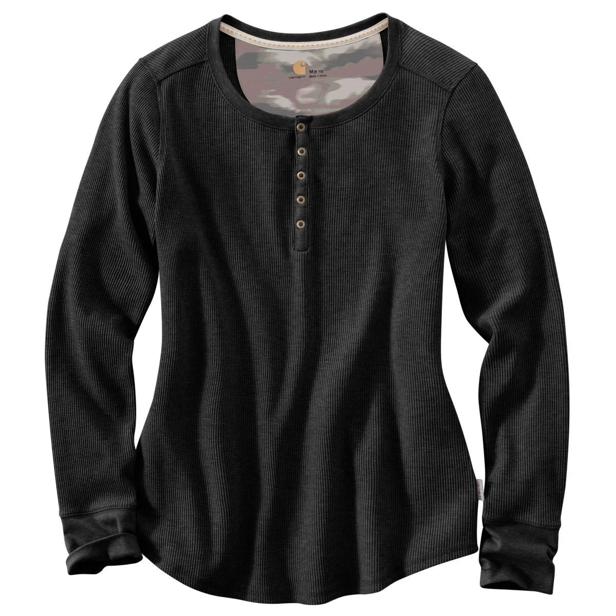 Carhartt Women's Black Heather Meadow Henley