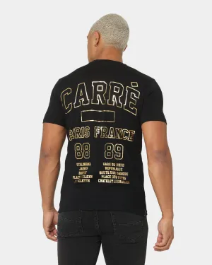 Carre CDG Class Short Sleeve T-Shirt Black/Gold