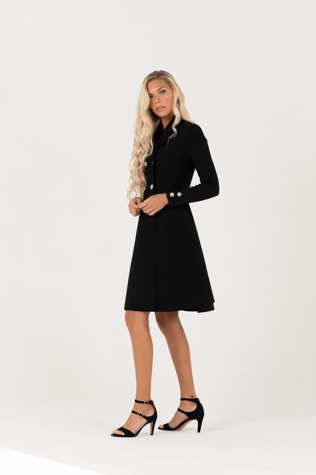 Chardonay Knit Blazer Dress