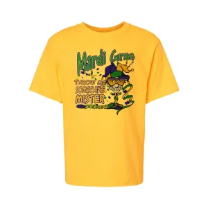 Children's Unisex Mardi Gras Jester Gold Tee-Shirt