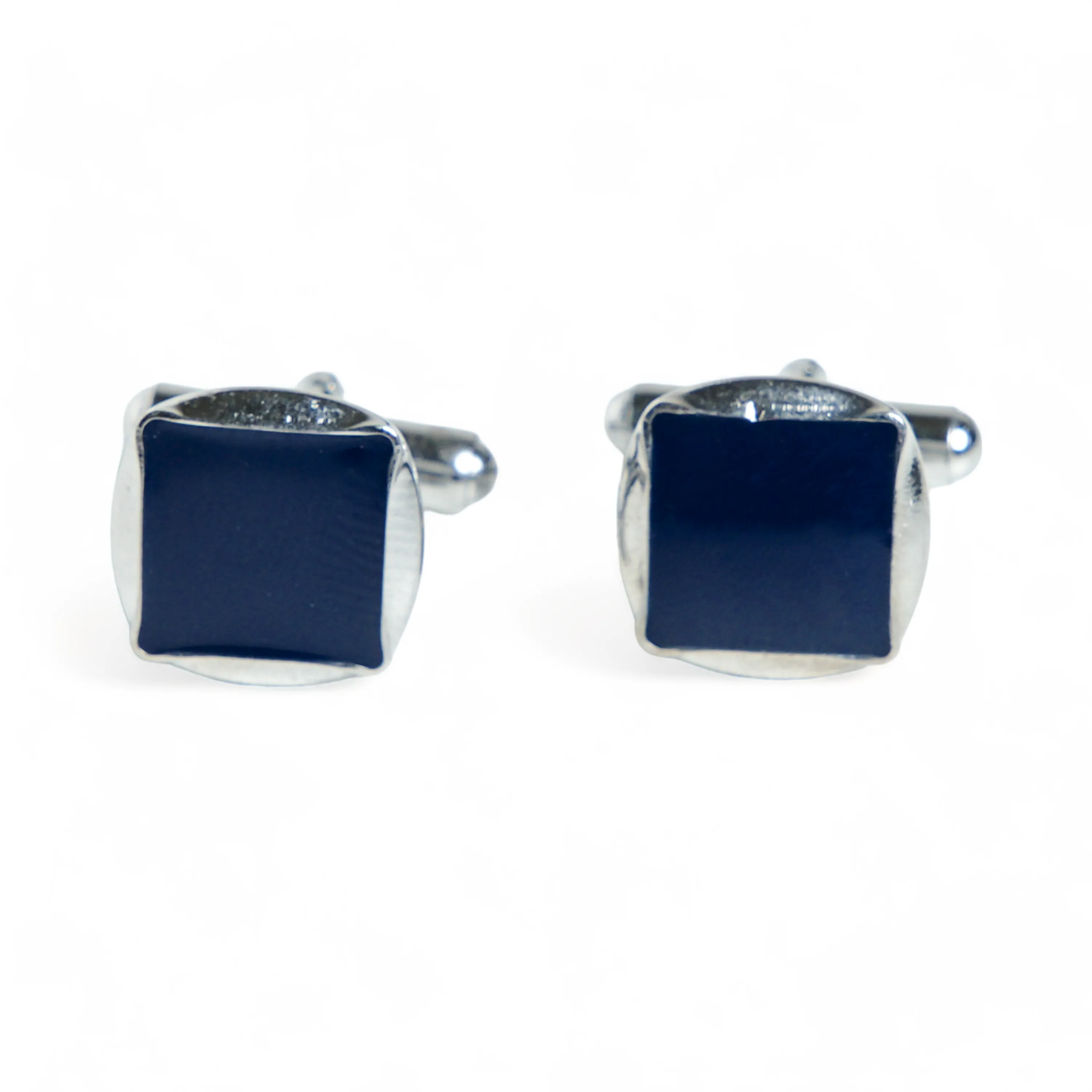 Chokore Circular Square Cufflinks (Blue)