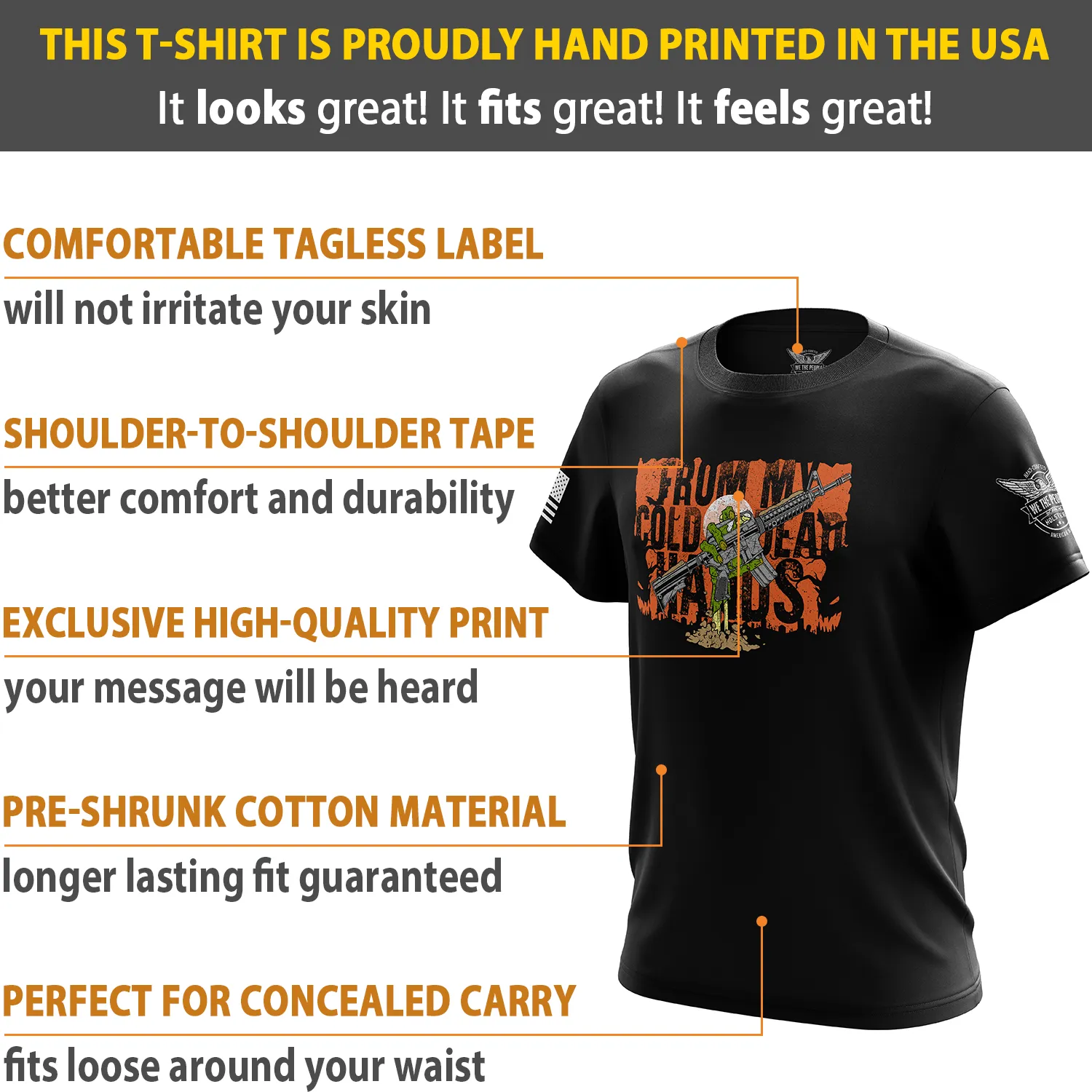 Cold Undead Hands Short Sleeve Shirt