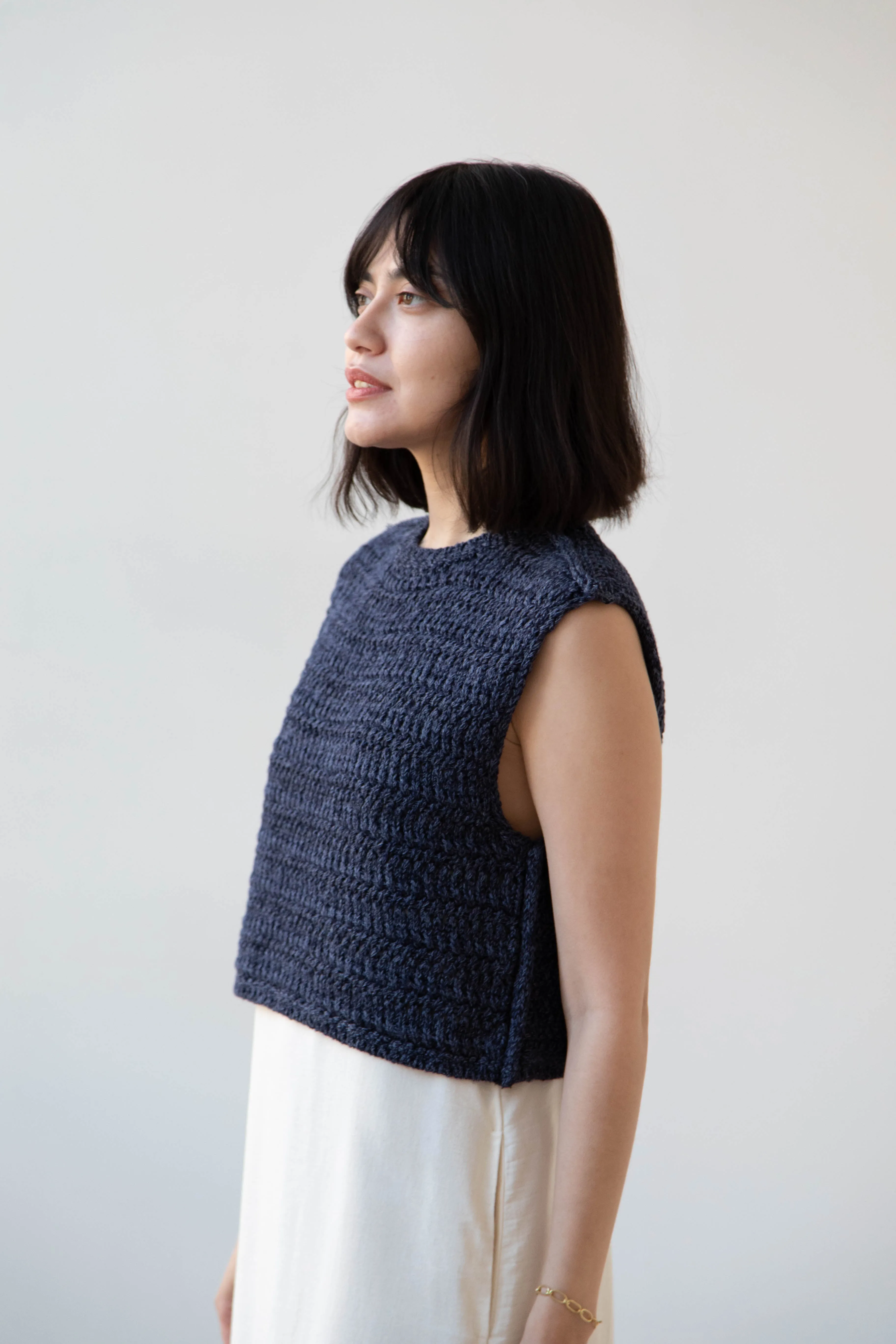 École De Curiosités | Kim-Otto Vest in Navy